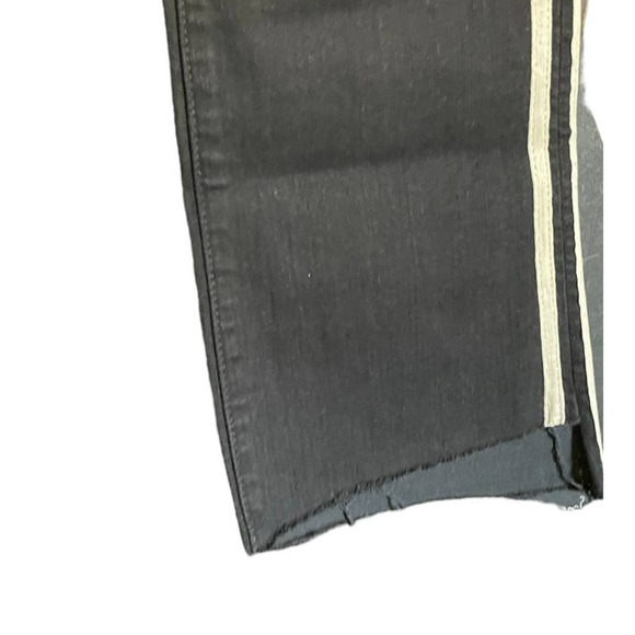 Mother Womens The Insider Crop Step Fray Jeans Guilty Racer High Rise Size 25 - Picture 6 of 9